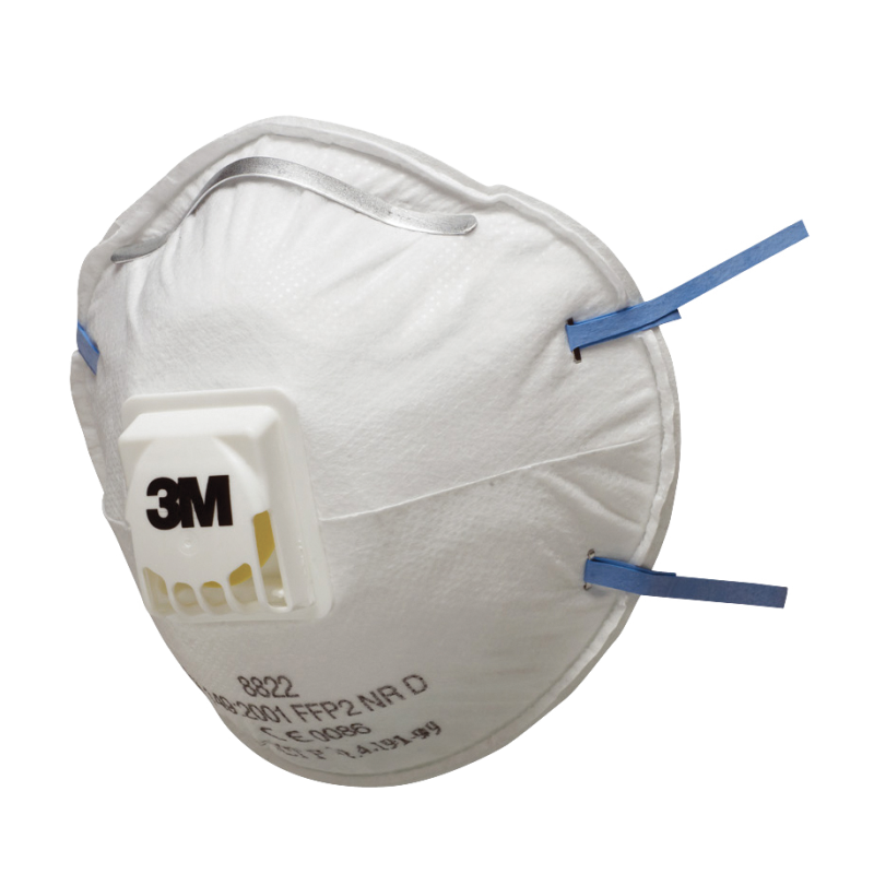 MASQUE ANTI-POUSSIÈRES 8822 AVEC VALVE 3M COOL FLOW